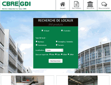 Tablet Screenshot of gdi-immobilier.fr